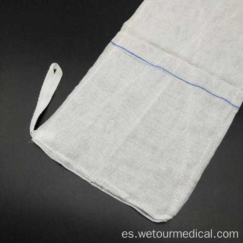 Esponja de gasa abdominal absorbente de laparotomía médica